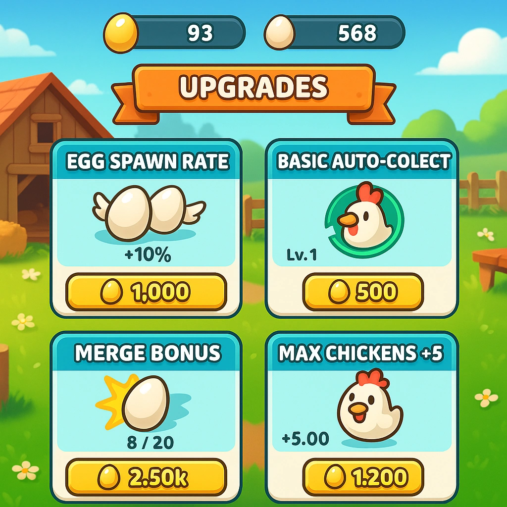 Early upgrade scene