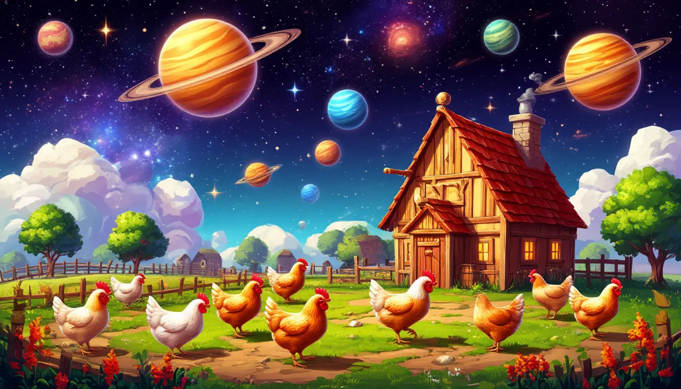 Late-tier cosmic scene