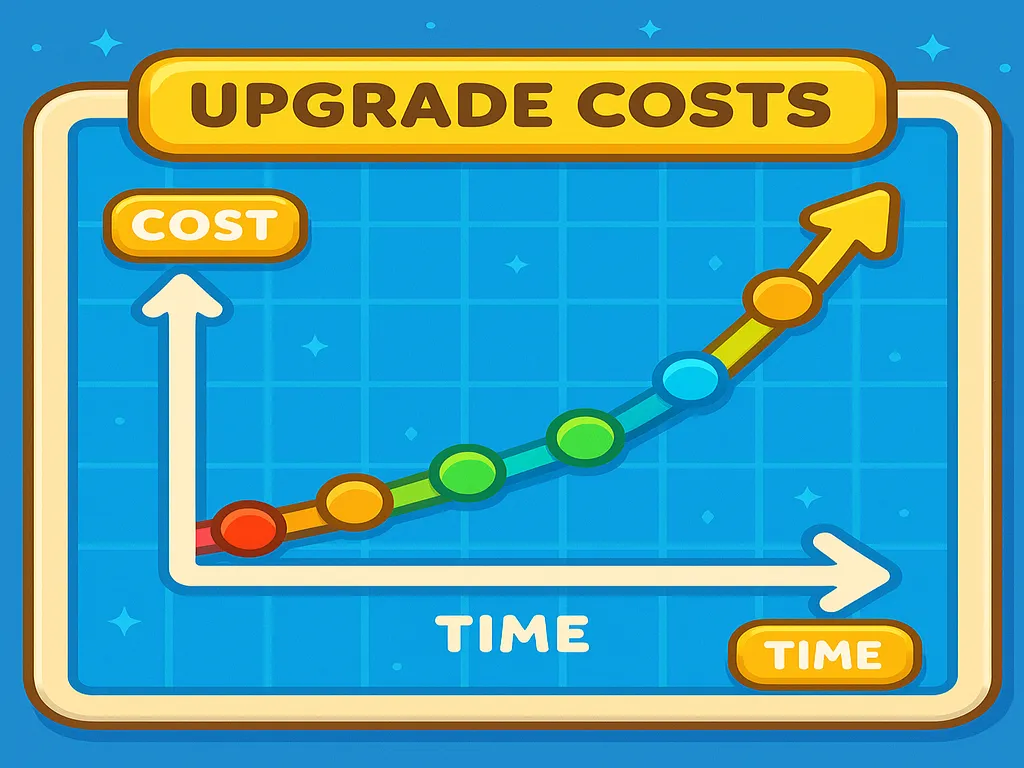 Scaling cost graph